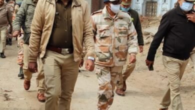 Photo of अर्द्ध सैनिक बल, ITBP के जवानों व पुलिस कर्मियों ने किया फ्लैग मार्च