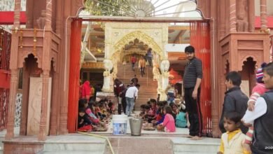 Photo of श्री कलयुग सम्राट बाला जी धाम मंदिर जीणोद्धार पर 19 मूर्ति 12 ज्योतिर्लिंगों की हुई स्थापना