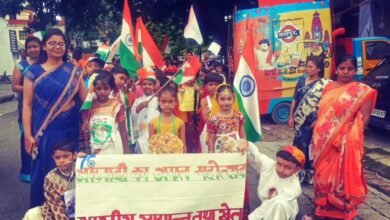 Photo of आजादी के अमृत महोत्सव के अवसर पर निकाली प्रभात फेरी