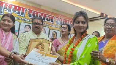 Photo of समाजसेवी अमृता मसीह को सुषमा स्वराज अवार्ड से किया सम्मानित..