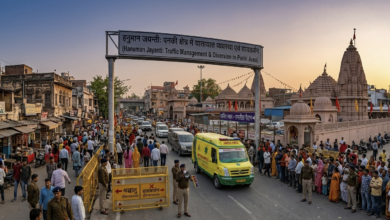 Photo of पनकी मंदिर: हनुमान जयन्ती पर भारी वाहनों की नो-एंट्री, जानें डायवर्जन प्लान